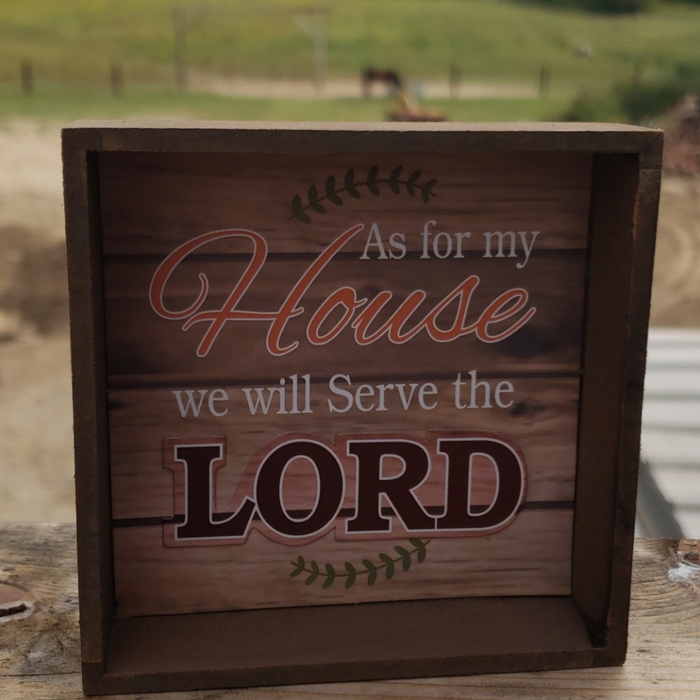 Serve the lord Christian fall thanksgiving - Picture 3 of 6